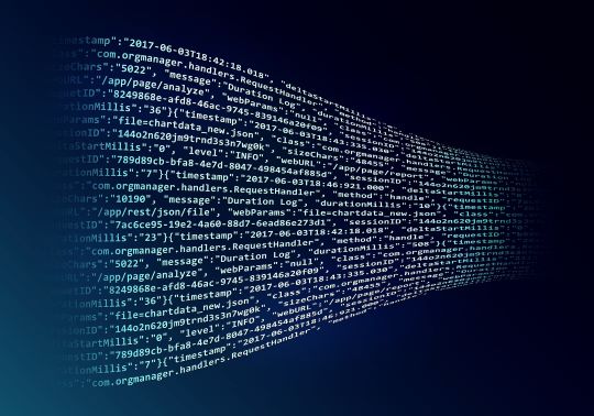 Pantalla con datos